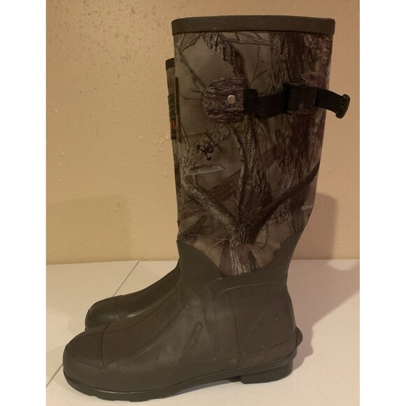 Tamarack Scent Free Insulated Rubber Boots Men\'s 8 Hunting True Timber 400g main image 8